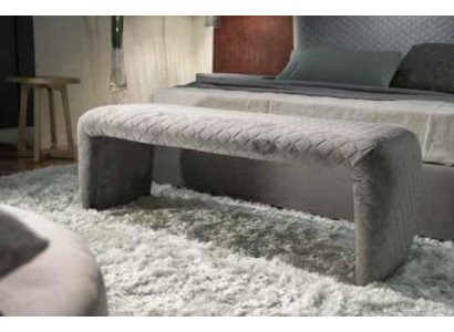 Designer Hocker Fußhocker Beistellhocker Ottomane Chaiselounge Sitzbank Textil