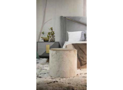 Sitzhocker Sitzpouf Wohnzimmer Designer Hocker Polster Bank Fußhocker Ottomane-