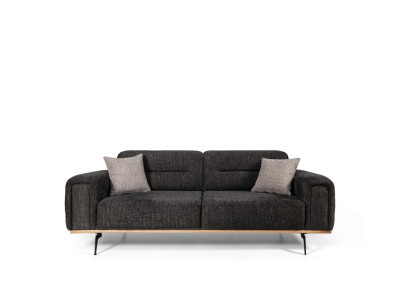 Stoffsofa Design Dreisitzer Grau Sofa 3 Sitzer Polstersofa Couch