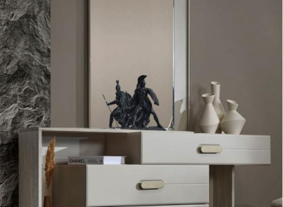 Moderner Schminktisch Frisiertisch Designer Kosmetiktisch Möbel 2tlg Set