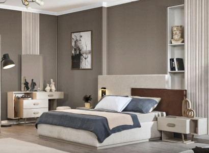 Komplette Schlafzimmer Möbel Designer Schlafbett Moderner Schminktisch