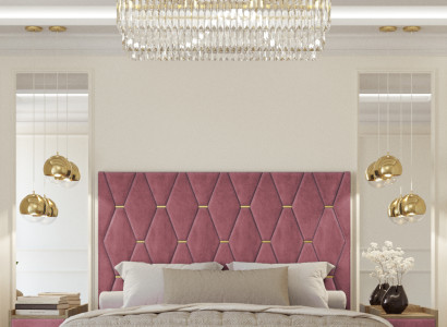 Beiges Schlafzimmer Set Doppelbett Kleiderschrank Kommode 2x Nachttische