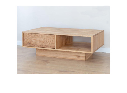 Moderner Heller Wohnzimmer Couchtsch Brauner Holztisch Stilvolle Tische