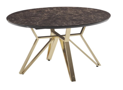 Luxus Esstisch Esszimmer Tisch Metall Gold Tische Esstische Möbel Einrichtung