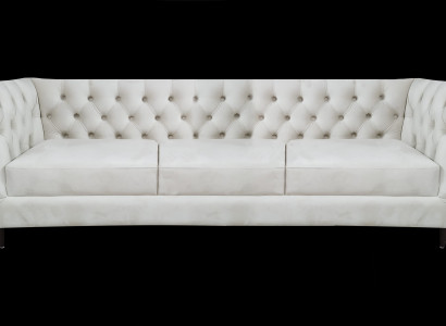 Leder Sofa Dreisitze Couch Wohnzimmer Polstermöbel Sitz Möbel Chesterfield