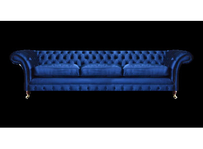 Chesterfield Sofa Dreisitzer Couch Modern Sitzmöbel Einrichtung Polster Stoff
