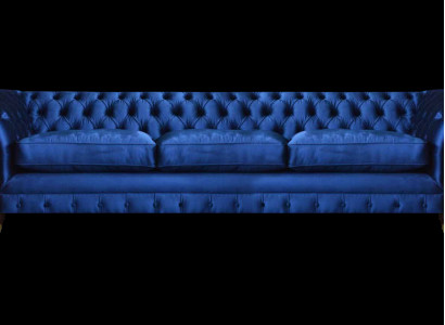 Chesterfield Sofa Dreisitzer Couch Modern Sitzmöbel Einrichtung Polster Stoff