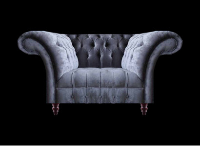 Moderne Graue Wohnzimmer Couch Designer Zweisitzer 2-Sitzer Textilsofas