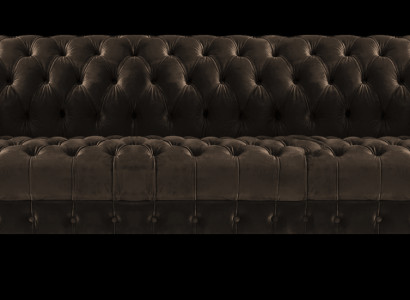 Chesterfield Wohnzimmer Couch Brauner Viersitzer Luxuriöse Sitzmöbel