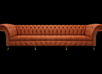 Chesterfield Braune Couch Designer Sitzsofas Wohnzimmer Polster Möbel