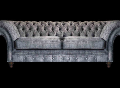 Luxuriöser Chesterfield Zweisitzer Designer Sofas Wohnzimmer Edle Couch