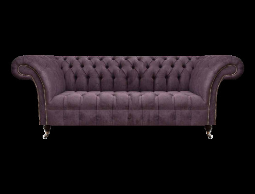 Eleganter Chesterfield Dreisitzer Moderne 3-Sitzer Wohnzimmer Sofas