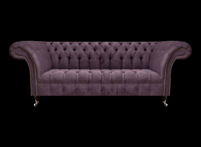 Eleganter Chesterfield Dreisitzer Moderne 3-Sitzer Wohnzimmer Sofas