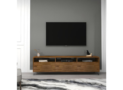 Robustes Sideboard Wohnzimmer 3-Schubladen Lowboard Designer TV-Ständer