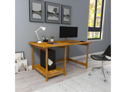 Schicker Arbeitstisch Designer Wohnzimmertische Ablagentisch Holz Möbel