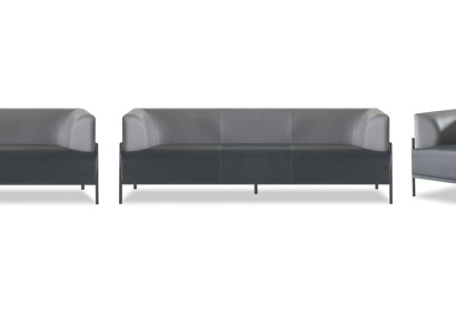 Multifunktional Sofa-Set Ledersofa Modern Holz Pflegelicht Einfarbig