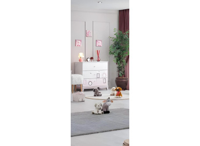 Kommode Mehrfarbig Kommodenschrank Holzmöbel Schlafzimmer Neu Einrichtung