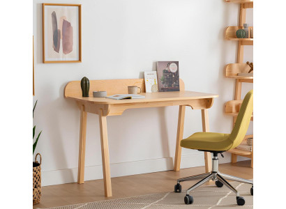 Kompakter Beiger Laptoptisch Designer Computertische Büro Einrichtung