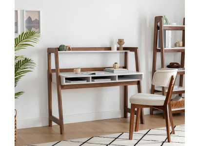 Schicker Arbeitszimmer Tisch Designer Computertische Robuste Holz Möbel