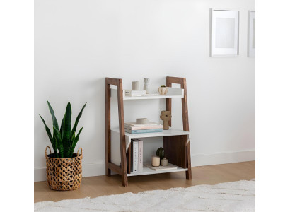 Stilvolle Ablagenkommode Kompaktes Bücherregal Holz Bücherschränkchen