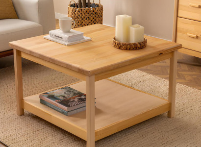 Beiger Holz Couchtisch Moderner Wohnzimmer Kaffeetisch Designer Möbel