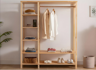 Hochwertige Flur Möbel Designer Garderobenständer Holz Kleiderständer