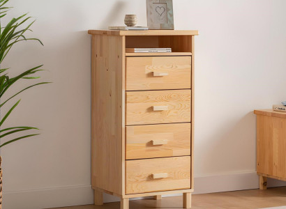 Moderne Beige Wohnzimmer Kommode Luxuriöses Sideboard Holz Anrichte