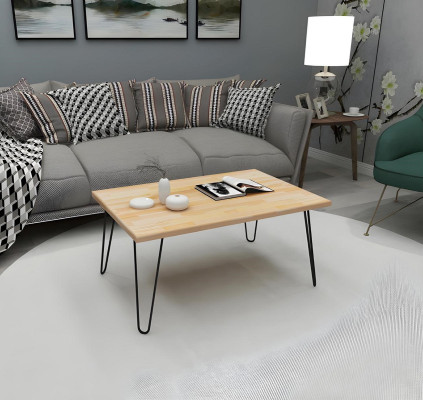 Hellbeiger Couchtisch Designer Sofatisch Moderner Wohnzimmer Kaffeetisch