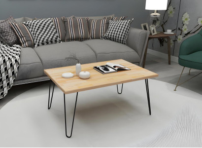 Hellbeiger Couchtisch Designer Sofatisch Moderner Wohnzimmer Kaffeetisch