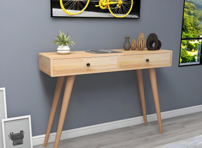 Hochwertig Beige Konsolentisch Design Holz Tisch Konsole Konsolentische