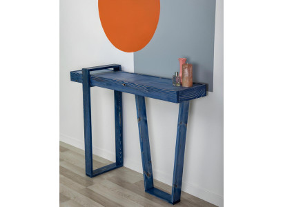 Stilvoll Konsolentisch Blau Wohnzimmer Konsole Modern Designer Sideboard