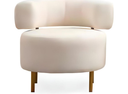 Luxuriöser Cocktailsessel Moderner 1-Sitzer Gästezimmer Textil Sitzmöbel