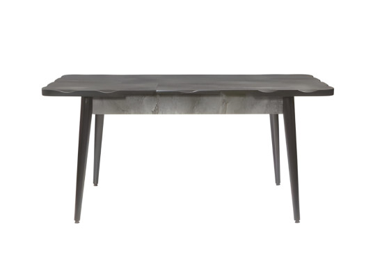 Schicker Esszimmer Grauer Esstisch Rechteckiger Tisch Designer Platte