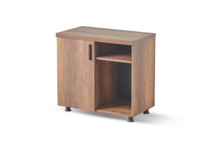 Kommode Arbeitszimmer Braun Einfarbig Rechteckig Form Modern Design