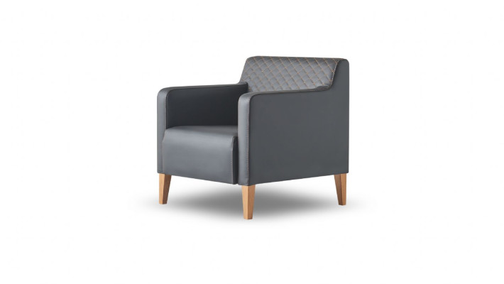 Arbeitszimmer-Set 4tlg Schwarz 2x 3-Sitzer 2x Sessel Einfarbig Modern