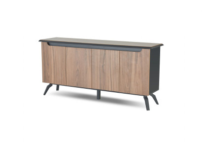 Modernes Braunes Arbeitszimmer Sideboard Luxuriöse Büro Holz Möbel Neu