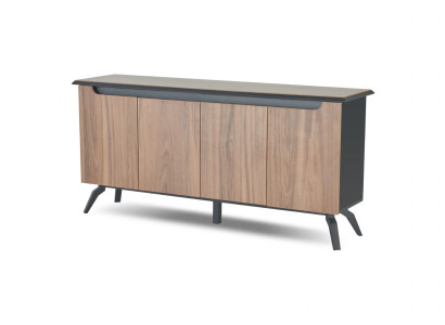 Modernes Braunes Arbeitszimmer Sideboard Luxuriöse Büro Holz Möbel Neu