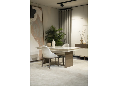 Schicke Esszimmer Garnitur Küchen Set Designer Esstisch 6x Sitzstühle