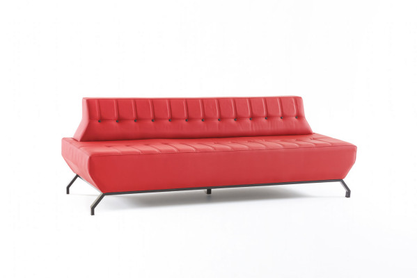Sofagarnitur Rot 3-Sitzer Beige 2-Sitzer Grau Couch Sessel Chesterfield