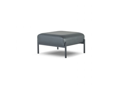 Hocker Rechteckig Leder Modern Schwarz Flur Diele Büroeinrichtung Büro