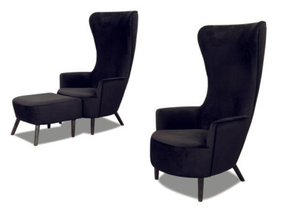 Sessel Lounge Club Cocktail Ohren Multimedia Fernseh Sessel Space Stuhl Sofa