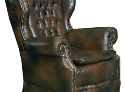 Chesterfield Sessel Ohrensessel Fernsehsessel Couch Relax Leder Sofa Sitzer Neu