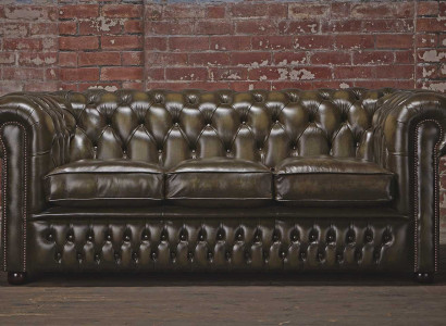 Chesterfield 3 Sitzer XXL Polster Sitz Couch Sofa Garnitur Big Couchen 2016-06