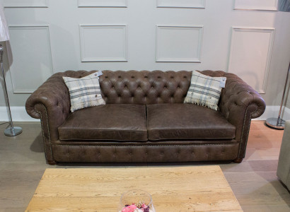 Chesterfield 3 Sitzer XXL Polster Sitz Couch Sofa Garnitur Big Couchen 2016-26