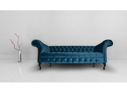 Chesterfield Sofa Polster Designer Couchen Sofas Garnitur Textil Stoff Textil 17