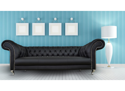 Chesterfield Sofa Polster Designer Couchen Sofas Garnitur Textil Stoff Textil 19