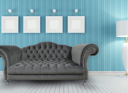 Chesterfield Sofa Polster Designer Couchen Sofas Garnitur Textil Stoff Textil 24