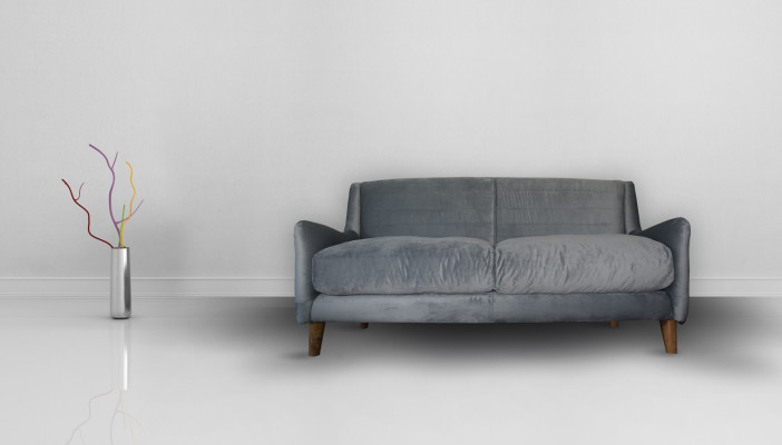 Sofa Stoff Textil Sofa Couch Polster Designer Garnitur Stoffsofa Couchen No.35