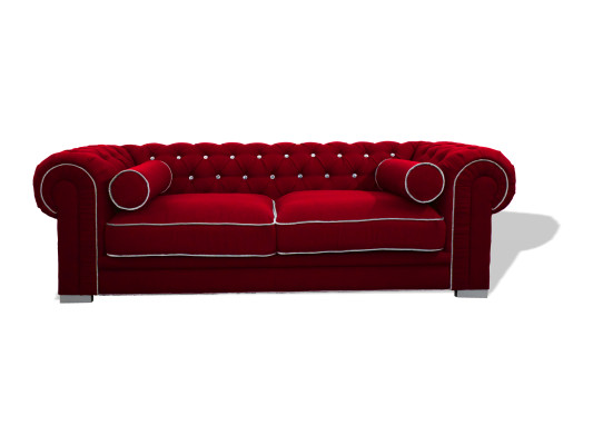 Chesterfield Sofa 3 SITZER Polster Designer Couchen Sofas Garnitur SL Sofa 21