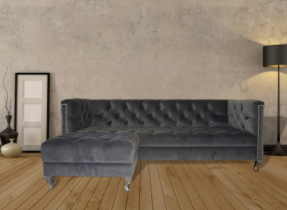 Chesterfield Sofa 3 SITZER Polster Designer Couchen Sofas Garnitur SLIII Sofa №3